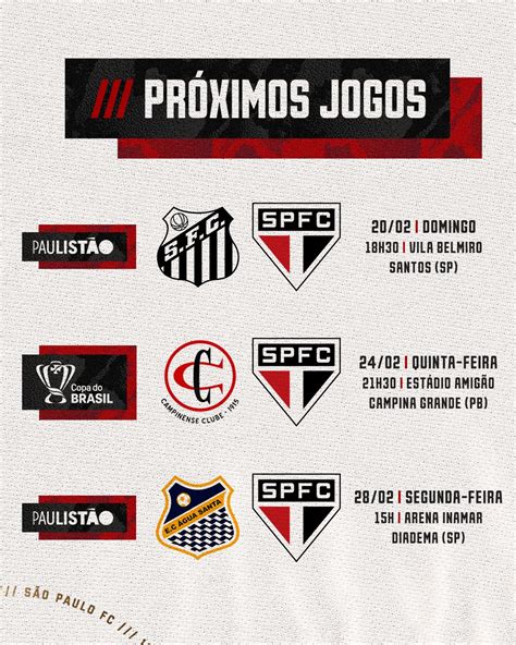 qual o próximo jogo do são paulo pelo campeonato brasileiro